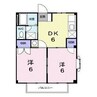 ｆｏｒｅｖｅｒ　ｈｉｒｏ 2DKの間取り