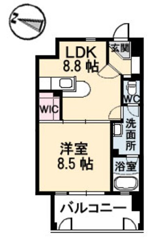 間取図 フラットリア御船