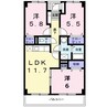 パラッツォ・アウローラ 3LDKの間取り