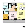 フレッチェ・ボスコⅤ 1LDKの間取り