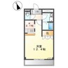ルーエンビレッジＣ 1Kの間取り