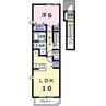 クリザンテーム 1LDKの間取り
