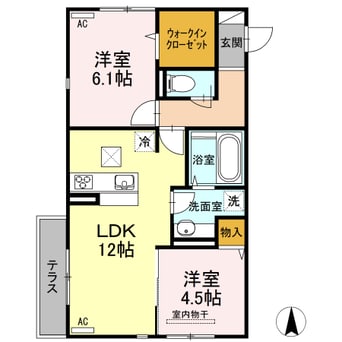 間取図 メゾン・ド・キャトルⅣ