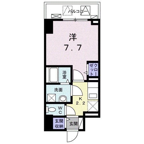 間取り図 プリムローズ宝町