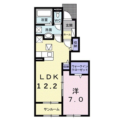 間取り図 ラヴィベールＢ