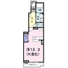リヴィエールＢ 1Rの間取り