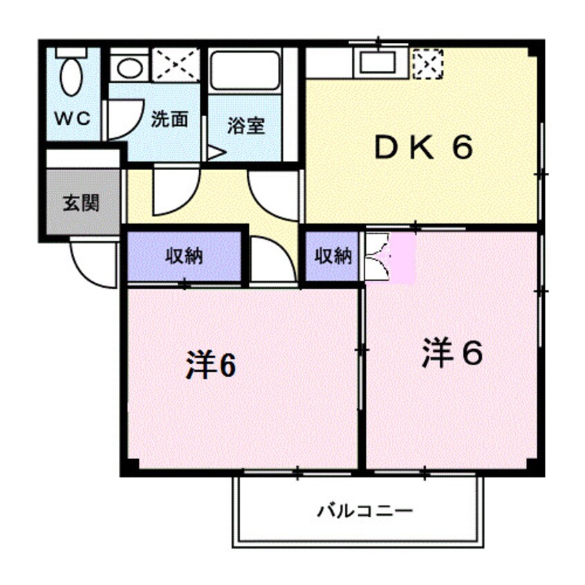 間取図 サニーハウスＡ