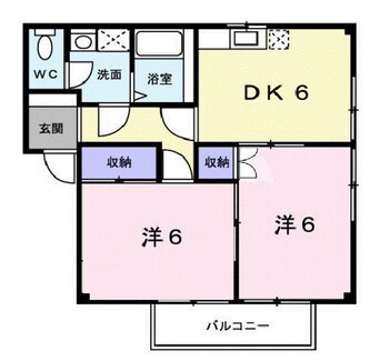 間取図 サニーハウスＡ