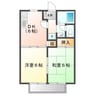 グレース山手　Ｃ 2DKの間取り