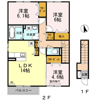 間取図 クリアル曙