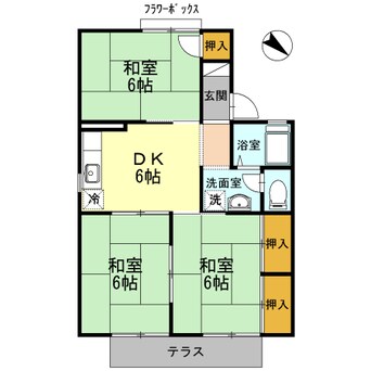 間取図 ガーデンハウス A棟