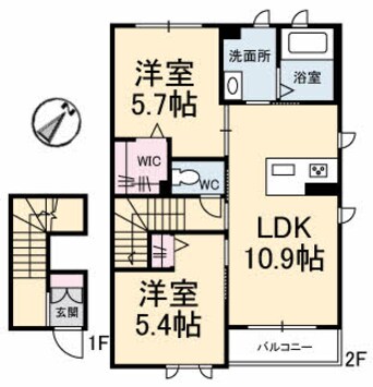 間取図 サムグラーノ