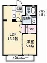 エリーゼ 1LDKの間取り