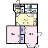 ソレイユ 2DKの間取り