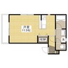 ポルシェ松浜 1Rの間取り