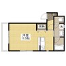 ポルシェ松浜 1Rの間取り