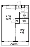 山陽本線（中国）/笠岡駅 徒歩41分 2階 築28年 1LDKの間取り