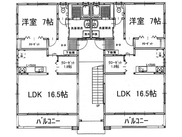 間取り図 ブライト西新涯