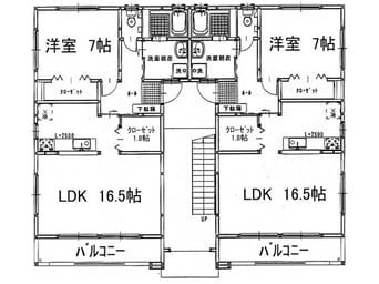 間取図 ブライト西新涯