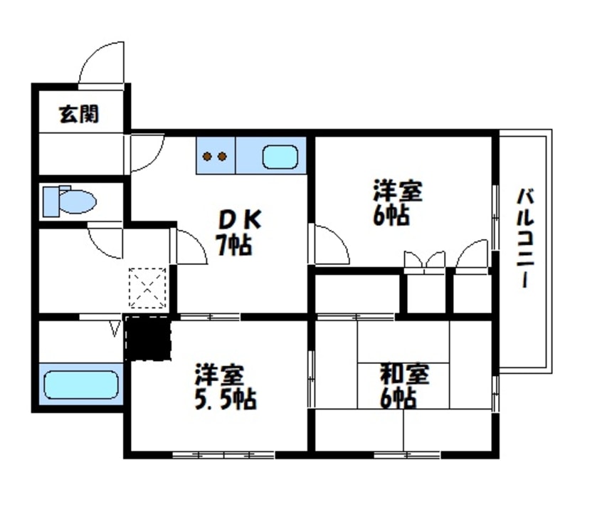 間取図 ビバリーヒルズ