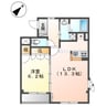 セレニティー 1LDKの間取り