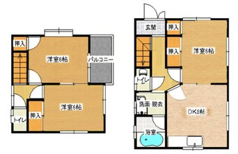 間取図 新涯桑田住宅Ⅲ