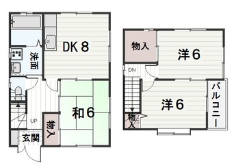 間取図 山陽本線（中国）/東福山駅 徒歩14分 1-2階 築20年