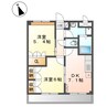 グリーンヒルズ曙 2DKの間取り