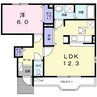 ブライト・ジール 1LDKの間取り