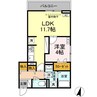 Ｄ-ｒｅｓｉｄｅｎｃｅ霞町 1LDKの間取り