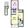 シエル 1LDKの間取り