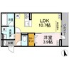 D-residence引野 1LDKの間取り