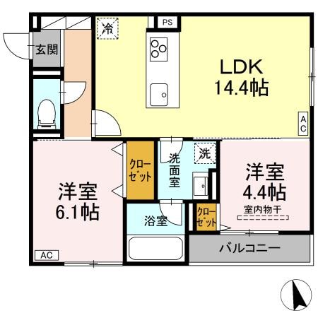 間取り図 D-residence引野