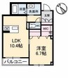 グランベレオ引野 1LDKの間取り