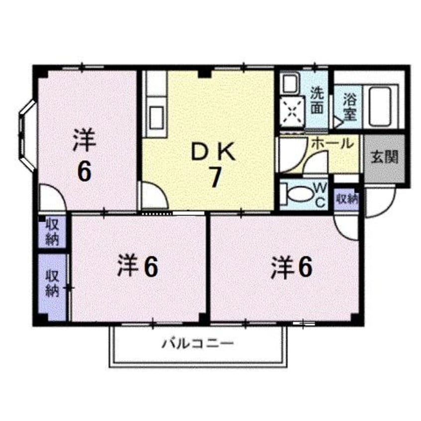 間取図 美ノ浜壱番館