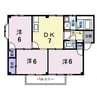 美ノ浜壱番館 3DKの間取り