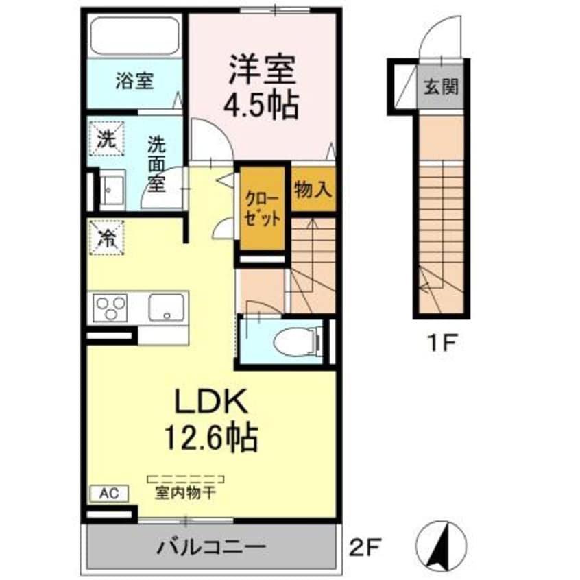 間取図 コンフォート　E棟