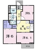 フォンテーヌＡの間取図