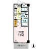 GRAND AVENUE 西桜 1Kの間取り