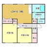 グランマップス春日 2LDKの間取り