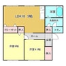 グランマップス春日 2LDKの間取り