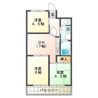間取図 オリーブビュー港町