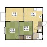 ヴィラ野々浜 3DKの間取り