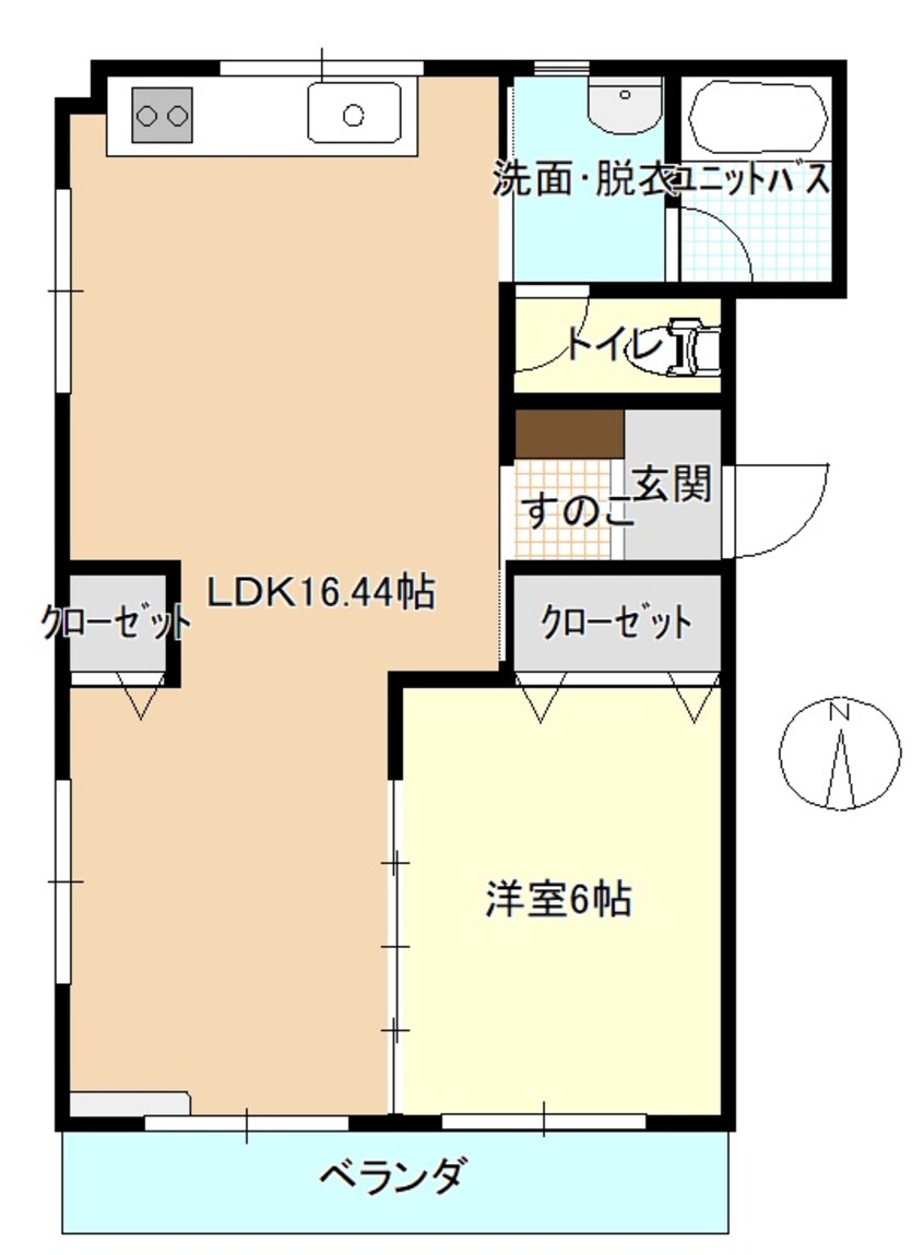 間取図 タキミヤマンション