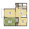 コーポ柿原 3DKの間取り