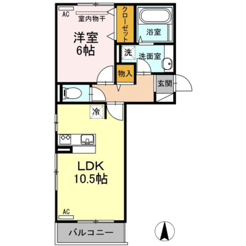 間取図 アメニタ
