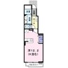 アクティフ神辺Ａ 1Rの間取り