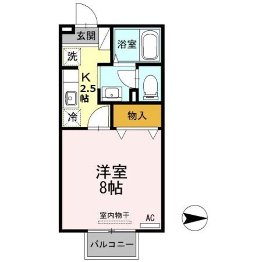 間取図 セジュール桜馬場