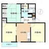 王子サンハイツA 3DKの間取り