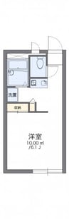 レオパレスサンハイム 1Kの間取り